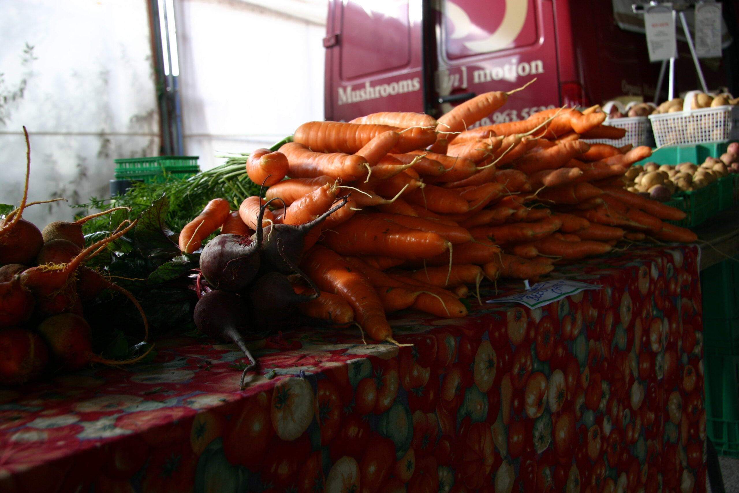 Fresh Produce at the Evergreen Brickworks in Toronto